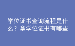 學(xué)位證書查詢流程是什么？拿學(xué)位證書有哪些優(yōu)勢呢？ 