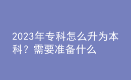 2023年?？圃趺瓷秊楸究?？需要準(zhǔn)備什么材料？