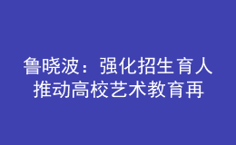 魯曉波：強(qiáng)化招生育人 推動(dòng)高校藝術(shù)教育再上新臺(tái)階