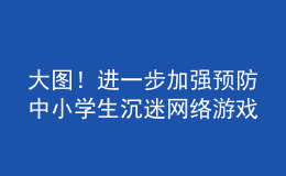 大圖！進(jìn)一步加強(qiáng)預(yù)防中小學(xué)生沉迷網(wǎng)絡(luò)游戲管理這樣做