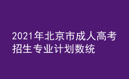 2021年北京市成人高考招生專業(yè)計(jì)劃數(shù)統(tǒng)計(jì)表三