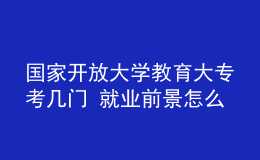 國(guó)家開(kāi)放大學(xué)教育大?？紟组T 就業(yè)前景怎么樣