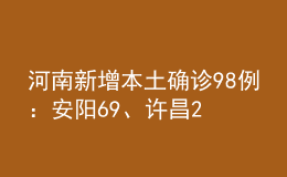 河南新增本土確診98例：安陽(yáng)69、許昌25！安陽(yáng)公布53名確診育才中學(xué)師生軌跡！