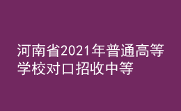 河南省2021年普通高等學(xué)校對口招收中等職業(yè)學(xué)校畢業(yè)生藝術(shù)類專業(yè)考試相關(guān)事宜