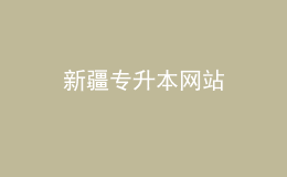 新疆專(zhuān)升本網(wǎng)站